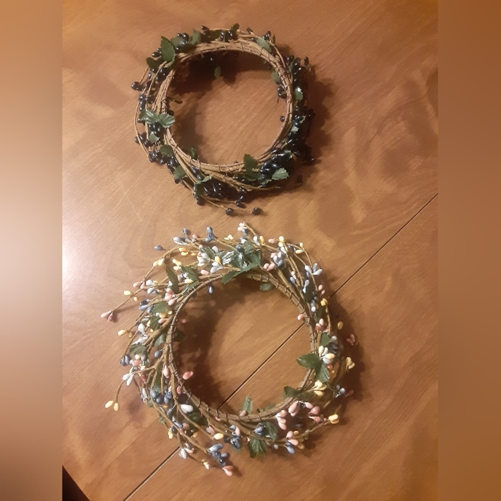 2 pc Candle Rings - Picture 2 of 2
